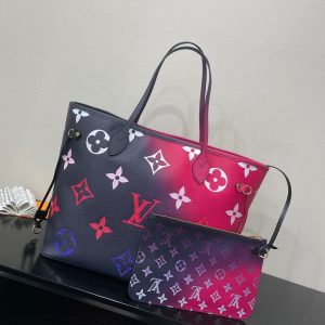 1 louis vuitton T-Shirtfull mm tote bag monogram canvas midnight fuchsia for women womens handbags shoulder bags 122in31cm lv m20511 9988