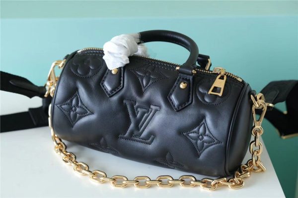 1 louis vuitton papillon bb bag classic monogram for women 20cm black lv m59800 9988