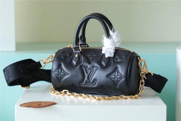 4 louis vuitton papillon bb bag classic monogram for women 20cm black lv m59800 9988