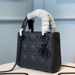 6 christian dior mini lady dior bag Hobo with chain matte hardware springsummer collection black for women womens handbags 18cm cd m0505sloi m989 9988