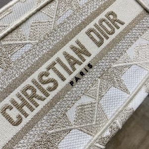 5 christian dior mini dior book tote embroidery stars gold dior bag beige for women womens handbags 9in23cm cd 9988