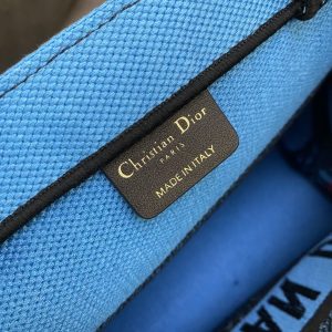 christian dior medium dior book tote bright blue and bright pink djungle pop embroidery bluepink for women womens handbags 36cm cd m1296zron m888 9988