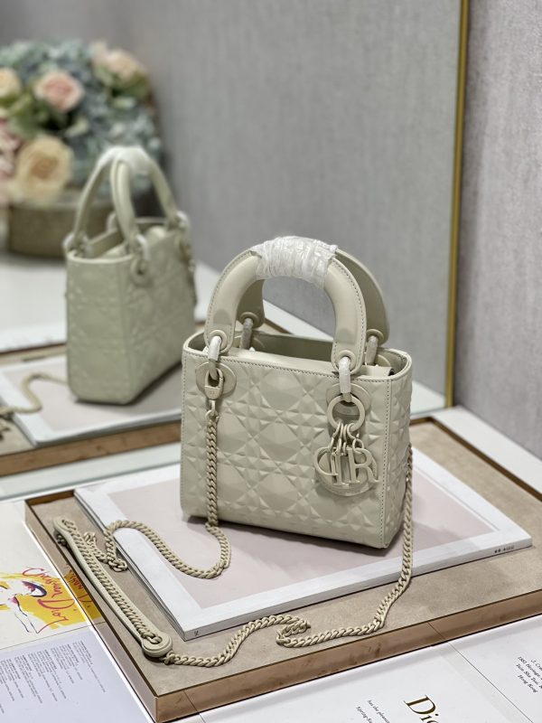 christian dior mini lady dior bag latte cannage with beaded motif beige for women womens handbags crossbody for bags 18cm cd m0505inea m030 9988