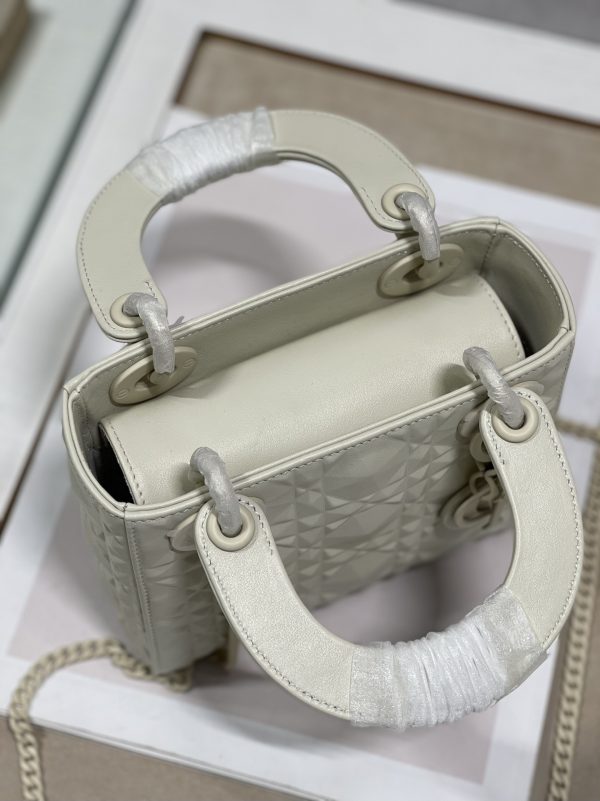 2 christian dior mini lady dior bag latte cannage with beaded motif beige for women womens handbags crossbody for bags 18cm cd m0505inea m030 9988