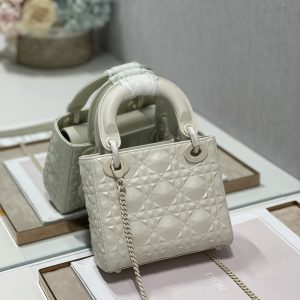 6 christian dior mini lady dior bag latte cannage with beaded motif beige for women womens handbags crossbody for bags 18cm cd m0505inea m030 9988