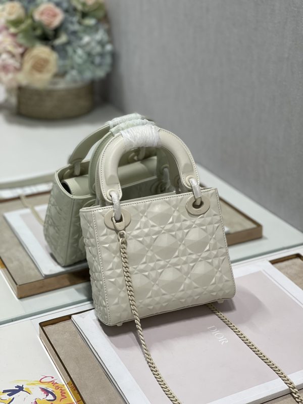 13 christian dior mini lady dior bag latte cannage with beaded motif beige for women womens handbags crossbody for bags 18cm cd m0505inea m030 9988