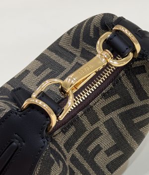 fendi nano fendigraphy brown for women womens handbags 67in17cm ff 7as089 9988