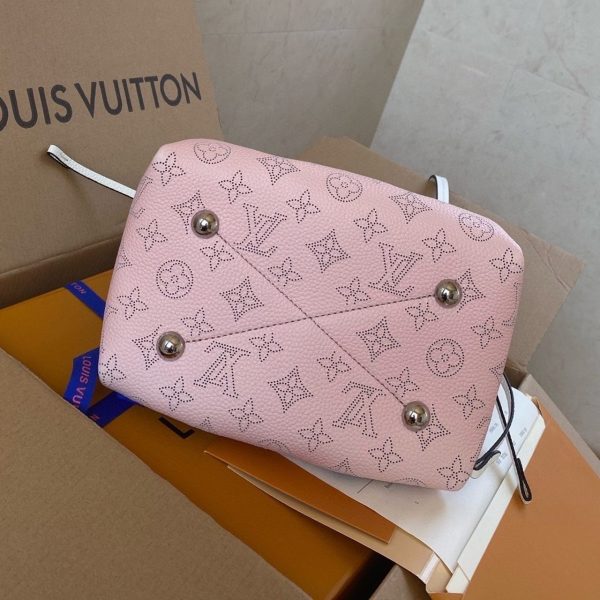 5 louis vuitton bella bucket bag pink for women womens handbags shoulder and crossbody bags 75in19cm lv m57855 9988