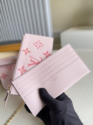 louis vuitton felicie pochette monogram empreinte pink for women womens bags shoulder and crossbody bags 83in21cm lv m80498 9988