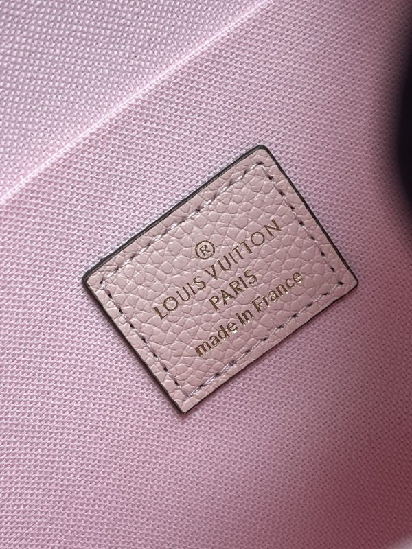 2 louis vuitton felicie pochette monogram empreinte pink for women womens bags shoulder and crossbody bags 83in21cm lv m80498 9988