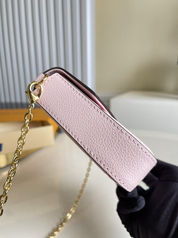 10 louis vuitton felicie pochette monogram empreinte pink for women womens bags shoulder and crossbody bags 83in21cm lv m80498 9988
