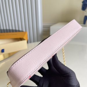 12 louis vuitton felicie pochette monogram empreinte pink for women womens bags shoulder and crossbody bags 83in21cm lv m80498 9988