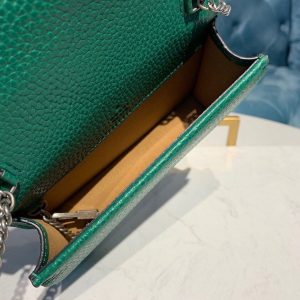 2-Gucci Dionysus Super Mini Bag Emerald Green Metalfree Tanned For Women 6.5In16.5Cm Gg 476432 Caogx 3120   9988
