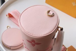 2 louis vuitton papillon bb monogram empreinte bouton de rose pink for women womens handbags shoulder and crossbody bags 79in20cm lv m45707 9988