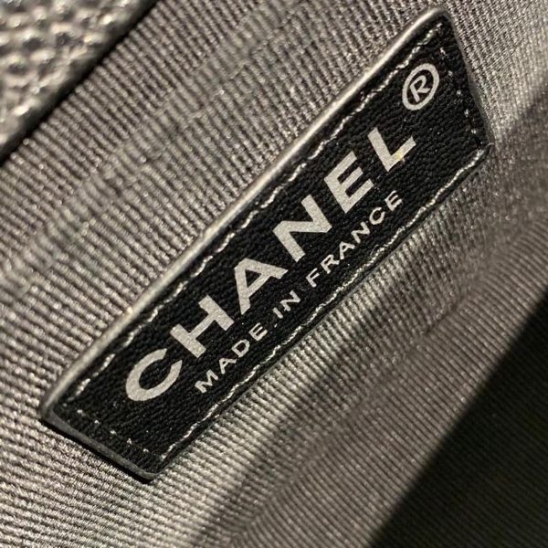10 chanel top small boy handbag silver hardware black for women womens bags shoulder and crossbody bags 78in20cm a67085 9988 1