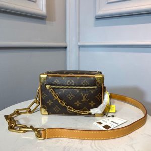 4-Louis Vuitton Mini Soft Trunk Monogram Canvas For Women Womens Bags Shoulder And Crossbody Bags 7.2In18.5Cm Lv M68906   9988