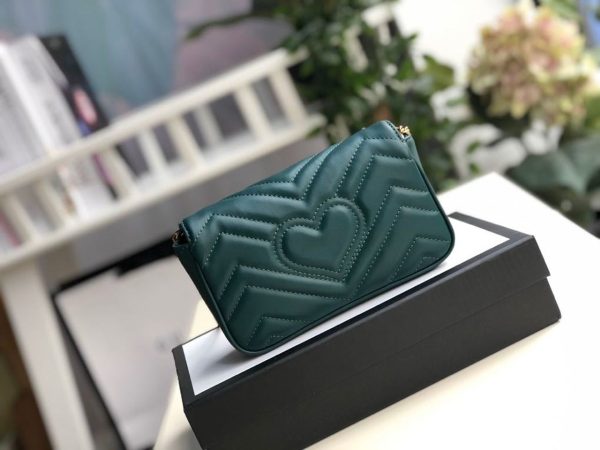 1 gucci marmont matelass super mini bag green matelass chevron for women 62in165cm gg 9988