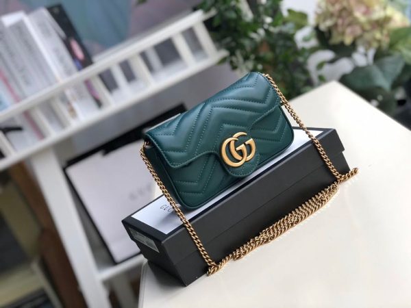 7 gucci marmont matelass super mini bag green matelass chevron for women 62in165cm gg 9988