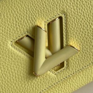 6 louis vuitton twist pm ginger yellow for women womens handbags shoulder and crossbody bags 75in19cm lv m58571 9988