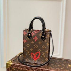 5 louis vuitton petit sac plat fall in love monogram canvas for women womens bags shoulder and crossbody bags 67in17cm lv m80839 9988