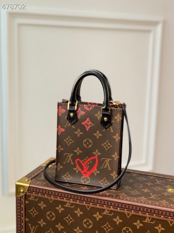 5 louis vuitton petit sac plat fall in love monogram canvas for women womens bags shoulder and crossbody bags 67in17cm lv m80839 9988