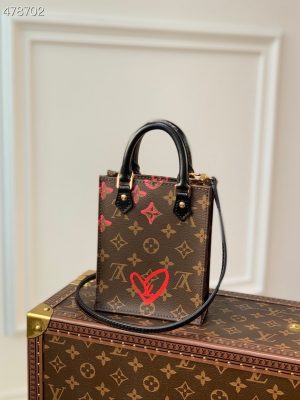 12 louis vuitton petit sac plat fall in love monogram canvas for women womens bags shoulder and crossbody bags 67in17cm lv m80839 9988