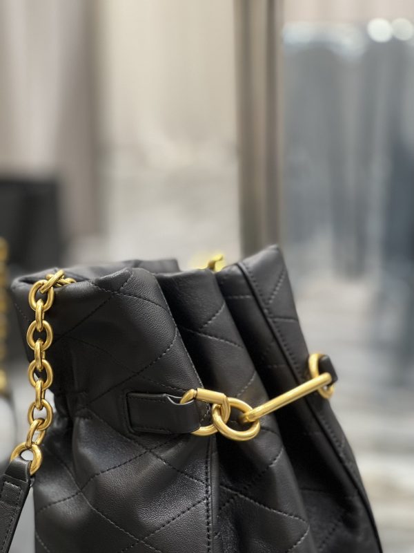 1 saint laurent le maillon bucket bag black for women 106in27cm ysl 686310aaajk1000 9988