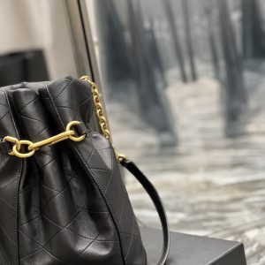 3 saint laurent le maillon bucket bag black for women 106in27cm ysl 686310aaajk1000 9988