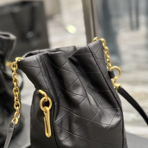 6 saint laurent le maillon bucket bag black for women 106in27cm ysl 686310aaajk1000 9988