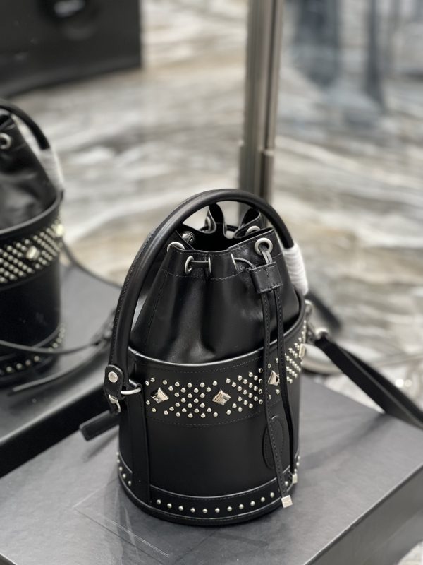 2 saint laurent bahia small bucket bag black for women 102in25cm ysl 685628aaaef1077 9988