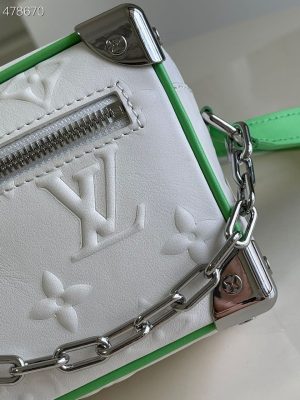 3-Louis Vuitton Mini Soft Trunk White For Women Womens Bags Shoulder And Crossbody Bags 7.1In18cm Lv   9988