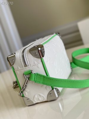 6 louis vuitton mini soft trunk white for women womens bags shoulder and crossbody bags 71in18cm lv 9988