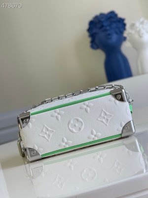 7 louis vuitton mini soft trunk white for women womens bags shoulder and crossbody bags 71in18cm lv 9988