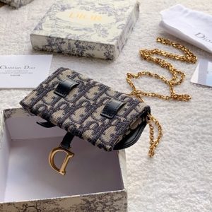 2-Christian Dior Mini Obilique Belt Bag For Women 4.5In12cm Cd   9988