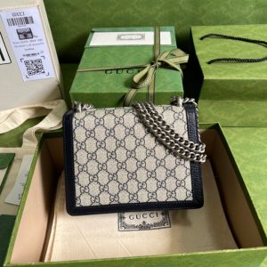 1 gucci dionysus mini bag beige and blue gg supreme canvas for women 75in20cm 9988