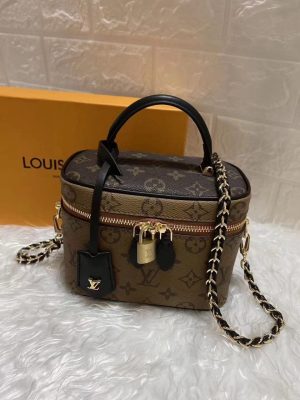 louis vuitton vanity pm monogram and monogram reverse canvas by nicolas ghesquiere for women womens handbags shoulder and crossbody bags 75in19cm lv m42264 9988