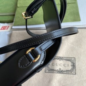 1 gucci horsebit 1955 mini bag black for women and men 67in17cm gg 625615 0yk0g 1000 9988