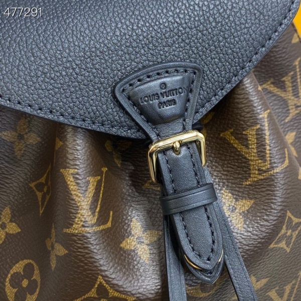 5 louis vuitton montsouris bb backpack monogram canvas black for women womens backpack 79in20cm lv m45516 9988
