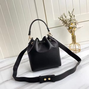 louis vuitton lockme bucket black for women womens handbags shoulder and crossbody bags 91in23cm lv m57687 9988