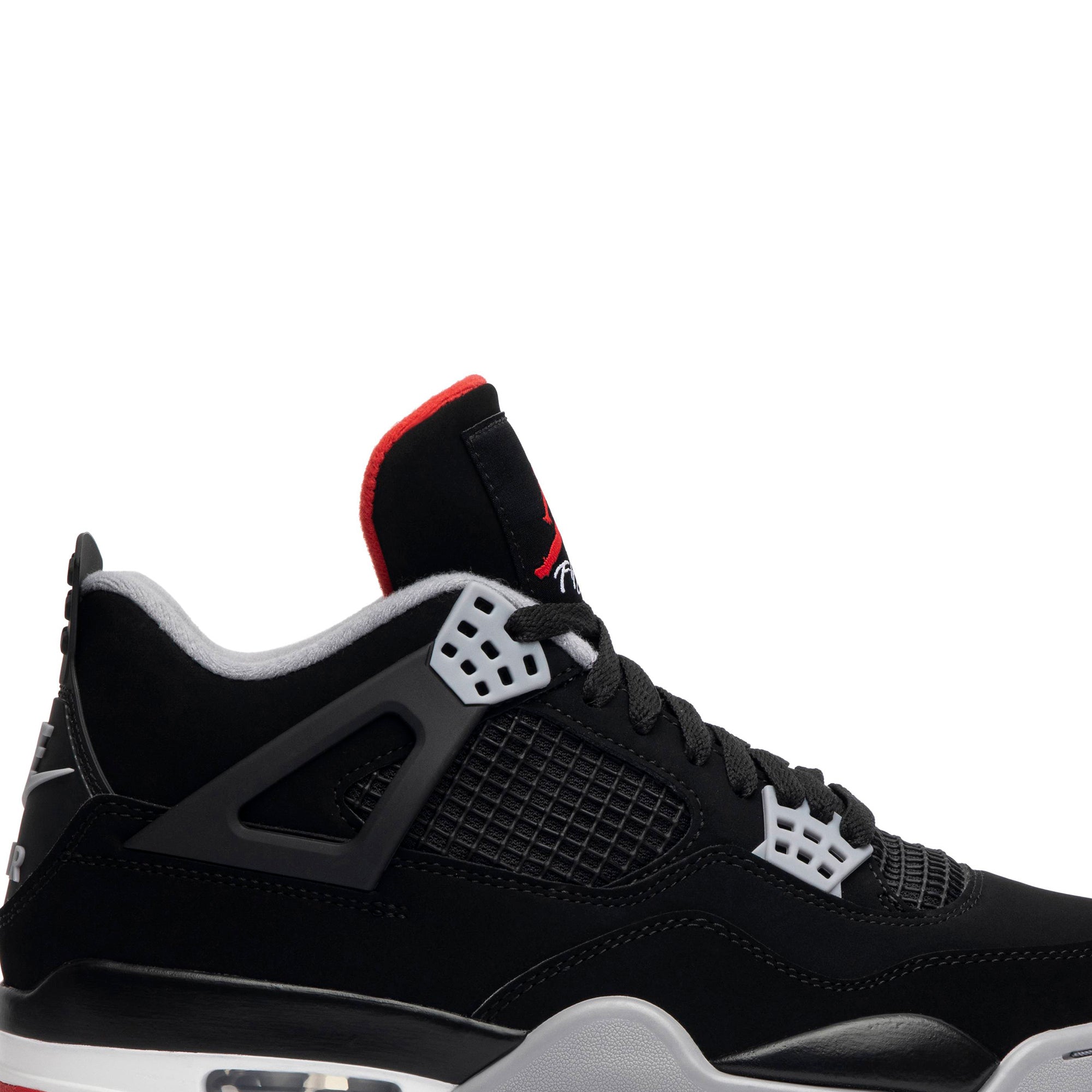 Jordan 4 black white red 2019 hotsell