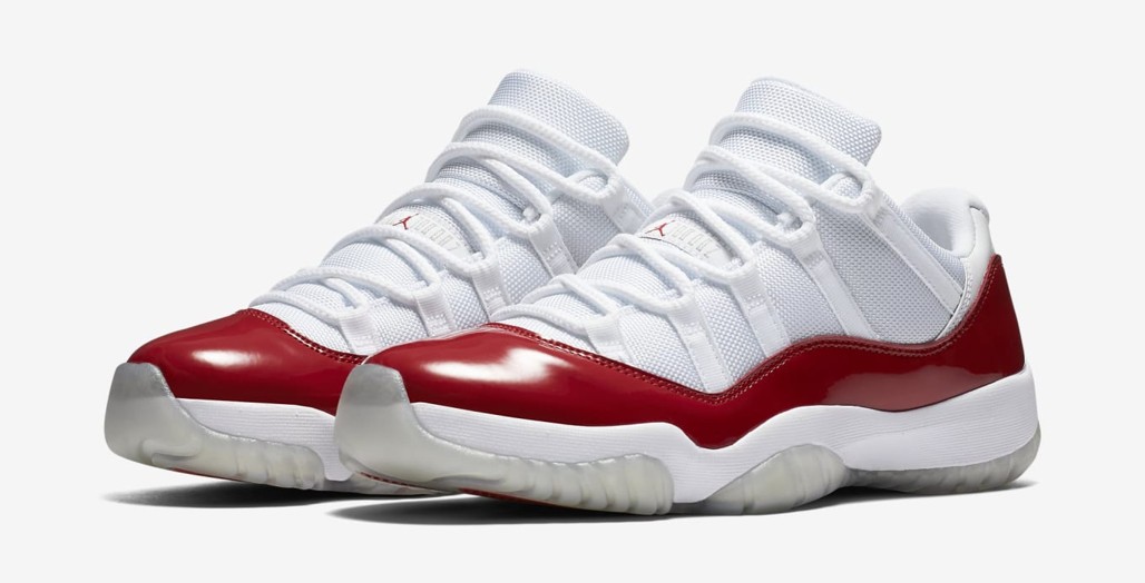 Jordan 11 cherry red low hotsell