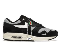 nike gold air max 1 patta waves black with bracelet 9988 1