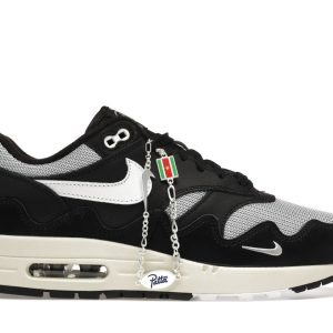 1 nike air max 1 patta waves black with bracelet 9988 1