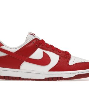 1 nike Manuel dunk low next nature white gym red womens 9988 1