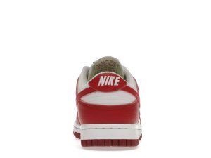 4 nike dunk low next nature white gym red womens 9988 1