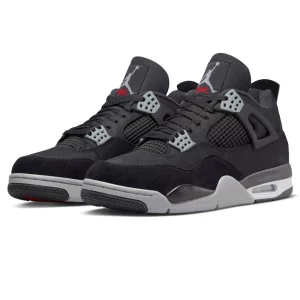 5 air jordan 4 retro se black canvas 9988