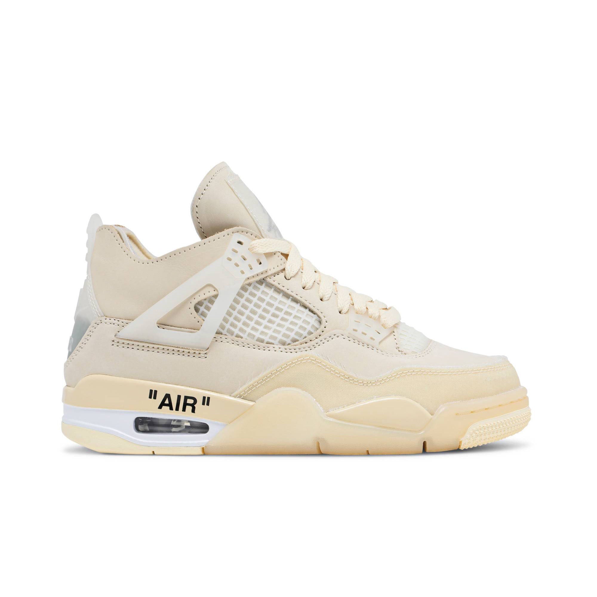 Shin Shop - Offwhite X Wmns Air Jordan 4 Sp Sail Cv9388100 9988