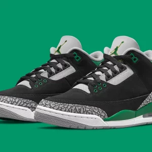 Green and grey jordan 3 best sale