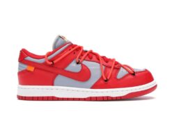 nike dunk low offwhite university red 9988 1
