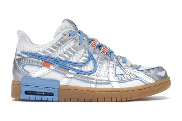 nike Laser air rubber dunk offwhite unc 9988 1